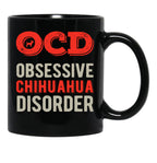 Funny Chihuahua Black Coffee Mug, Gift Coffee Mug - Black