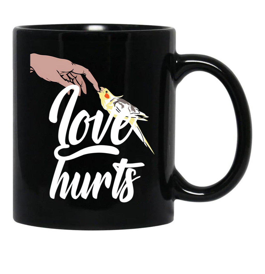 Funny Cockatiel Owner Gift Bird Mom Or Dad Shirt Black Coffee Mug, Gift Coffee Mug - Black