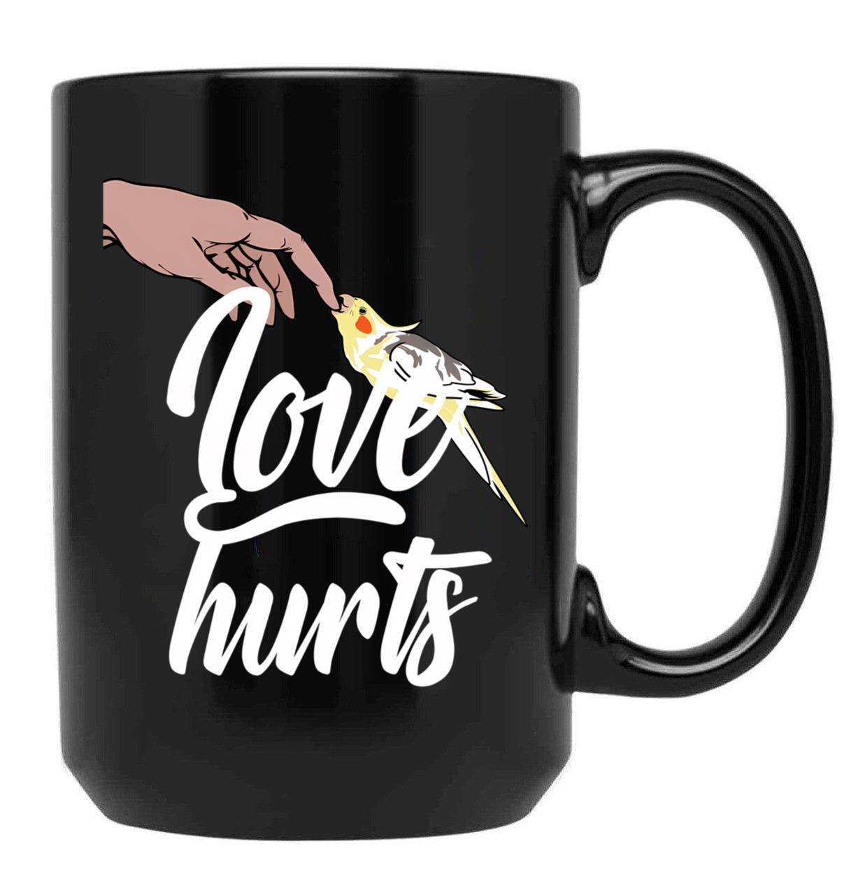 Funny Cockatiel Owner Gift Bird Mom Or Dad Shirt Black Coffee Mug, Gift Coffee Mug
