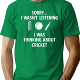 Funny Cricket Player Cricket Sport Vintage Sayings And Cricket Bat T-Shirt for Men & Women, T-Shirts Graphic Tee - Green