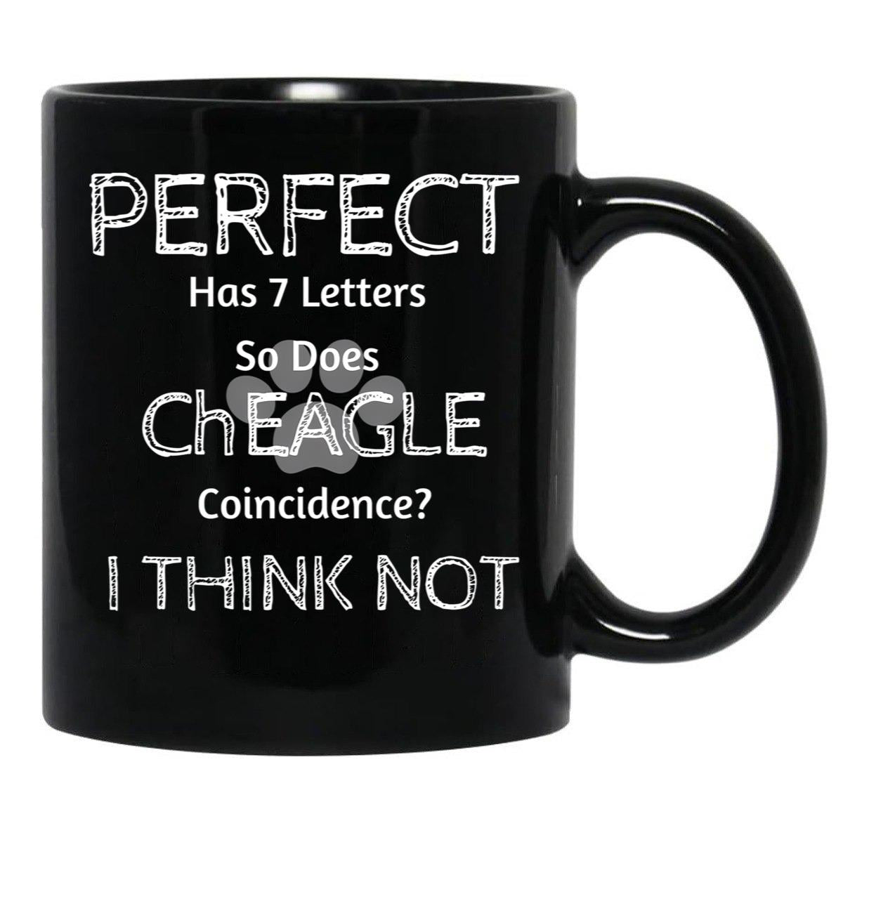 Funny Cute Quote About Cheagle Dog Breed Owners And Lovers Black Coffee Mug, Gift Coffee Mug - Black