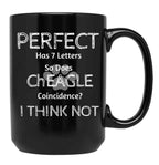 Funny Cute Quote About Cheagle Dog Breed Owners And Lovers Black Coffee Mug, Gift Coffee Mug