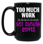 Funny Design For Working Mom'S Black Coffee Mug, Gift Coffee Mug