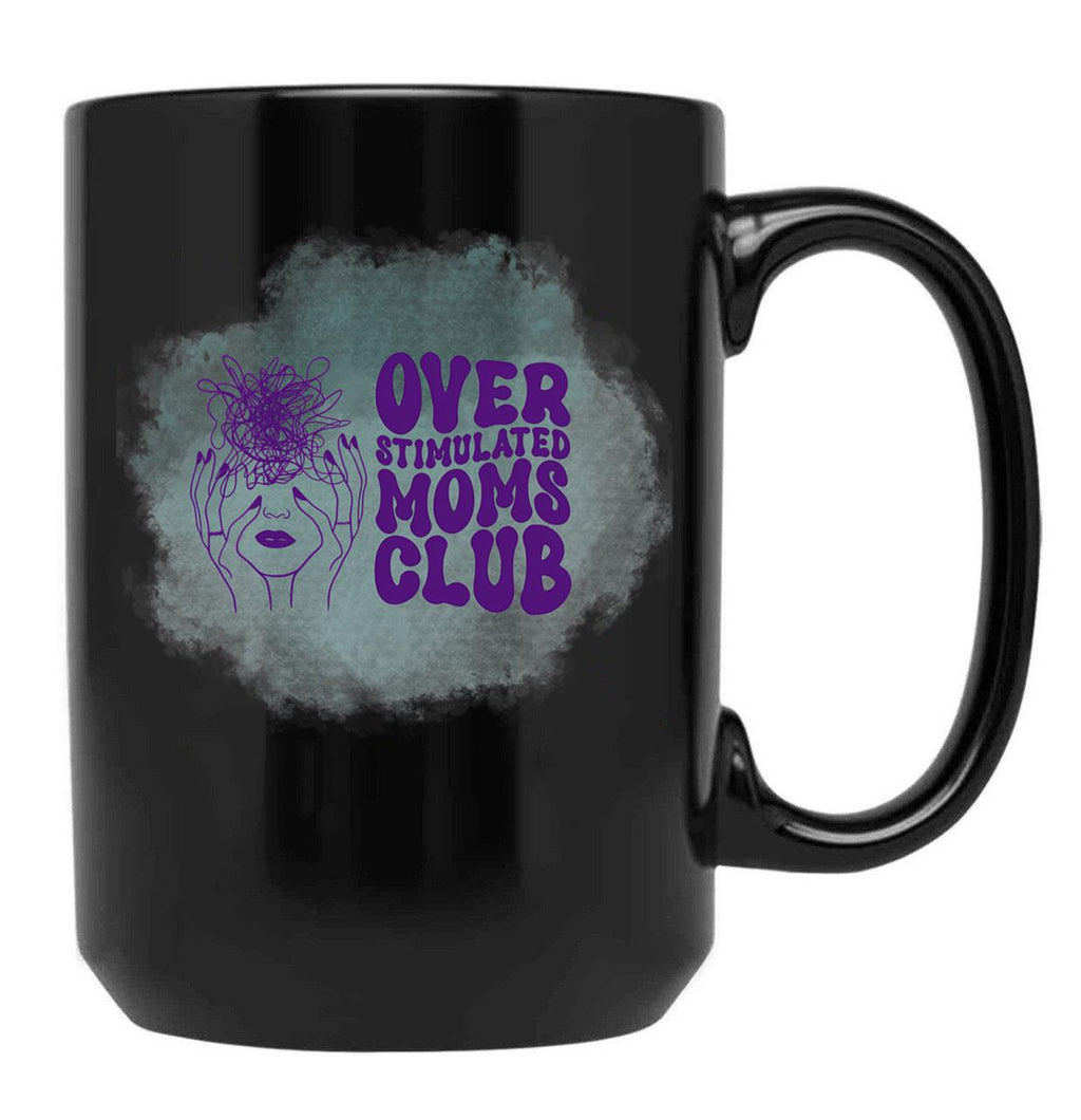 Funny Dysfunctional Family Drama Sayings Stressed Out Mom Black Coffee Mug, Gift Coffee Mug