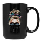 Funny F Bomb Mom Black Coffee Mug, Gift Coffee Mug