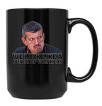 Funny F1 Boss Quote - Guenther Steiner Black Coffee Mug, Gift Coffee Mug