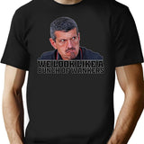 Funny F1 Boss Quote - Guenther Steiner Premium Heavyweight Cotton T-Shirt - Black