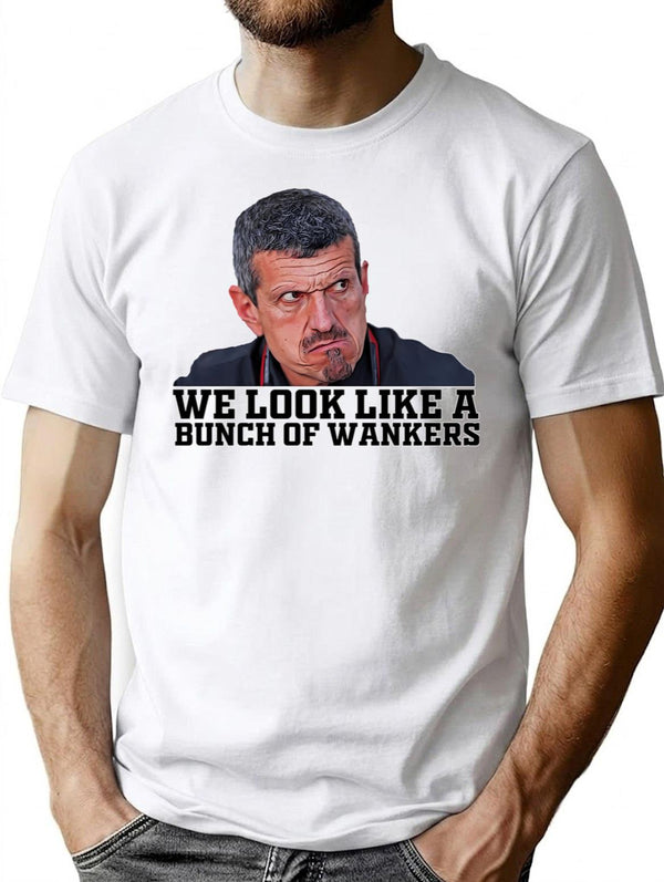 Funny F1 Boss Quote - Guenther Steiner Premium Heavyweight Cotton T-Shirt - White