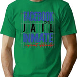 Funny Facebook Jail Inmate Repeat Offender Premium Heavyweight Cotton T-Shirt - Green