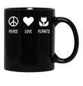 Funny Gardener Gardening Graphic Black Coffee Mug, Gift Coffee Mug - Black