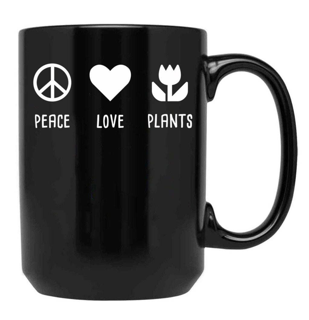 Funny Gardener Gardening Graphic Black Coffee Mug, Gift Coffee Mug