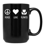 Funny Gardener Gardening Graphic Black Coffee Mug, Gift Coffee Mug