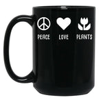 Funny Gardener Gardening Graphic Black Coffee Mug, Gift Coffee Mug