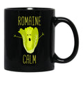 Funny Gardening Pun Romaine Black Coffee Mug, Gift Coffee Mug - Black
