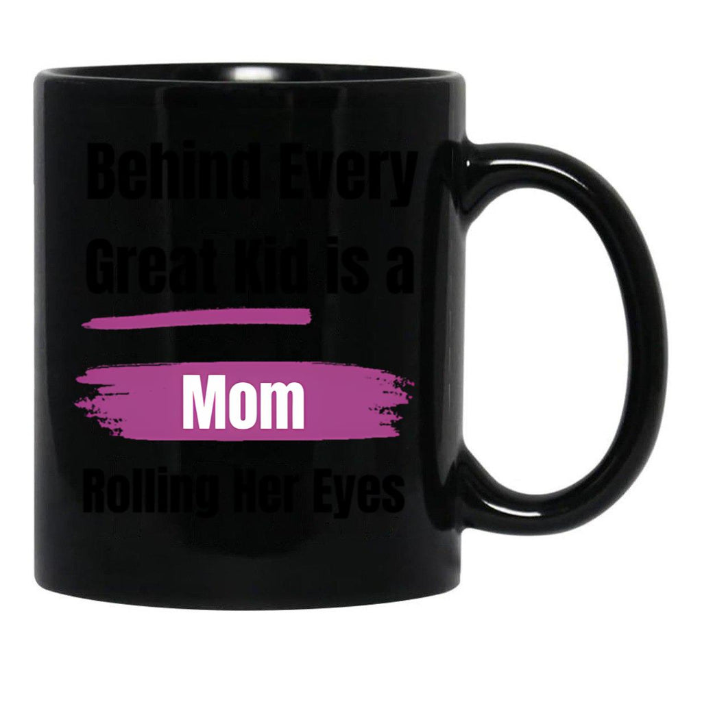Funny Gift For A Mom Black Coffee Mug, Gift Coffee Mug - Black