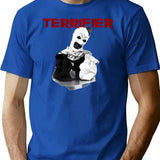 Funny Gift For Art The Clown Just Being Silly Gifts For Fan T-Shirt for Men & Women, T-Shirts Graphic Tee - Blue
