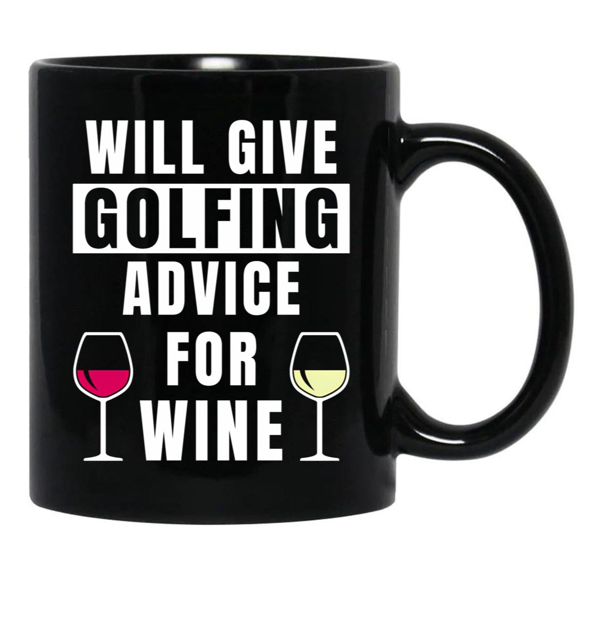 Funny Golf Gift Golfing Golf Player Golfer Black Coffee Mug, Gift Coffee Mug - Black