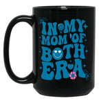 Funny Groovy In My Both Of Mom Era For Mom Lovers Mother'S Black Coffee Mug, Gift Coffee Mug