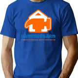 Funny Hammerbarn Premium Heavyweight Cotton T-Shirt - Blue