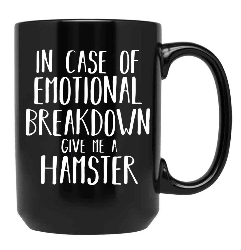 Funny Hamster Lover Shirt Gift For Men Women Kids Black Coffee Mug, Gift Coffee Mug