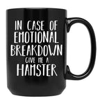Funny Hamster Lover Shirt Gift For Men Women Kids Black Coffee Mug, Gift Coffee Mug