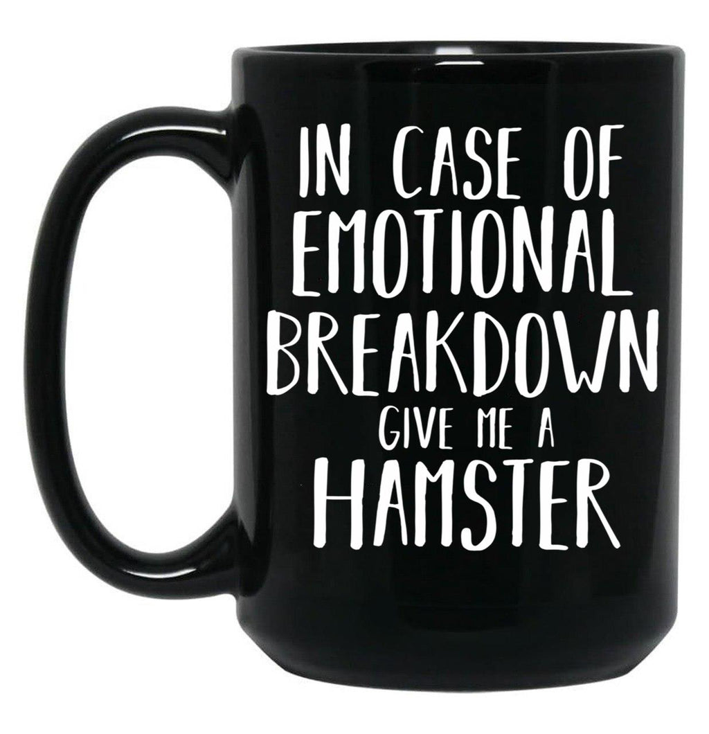Funny Hamster Lover Shirt Gift For Men Women Kids Black Coffee Mug, Gift Coffee Mug