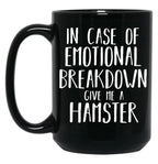 Funny Hamster Lover Shirt Gift For Men Women Kids Black Coffee Mug, Gift Coffee Mug