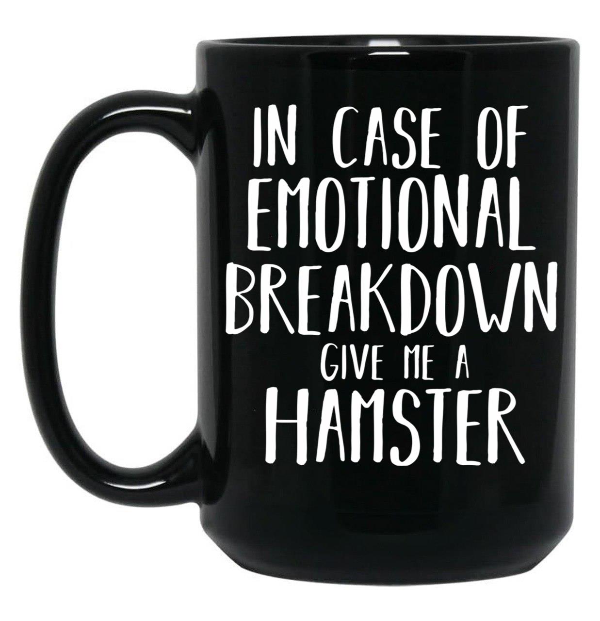 Funny Hamster Lover Shirt Gift For Men Women Kids Black Coffee Mug, Gift Coffee Mug