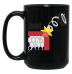 Funny Hockey Black Coffee Mug, Gift Coffee Mug