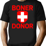 Funny Hubie Halloween Mom Boner Doner Premium Heavyweight Cotton T-Shirt - Black