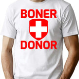 Funny Hubie Halloween Mom Boner Doner Premium Heavyweight Cotton T-Shirt - White