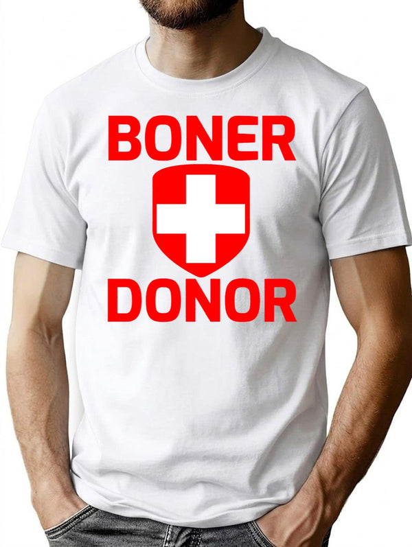 Funny Hubie Halloween Mom Boner Doner Premium Heavyweight Cotton T-Shirt - White