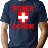 Funny Hubie Halloween Mom Boner Doner Premium Heavyweight Cotton T-Shirt - Navy