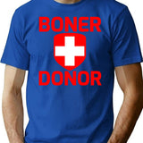 Funny Hubie Halloween Mom Boner Doner Premium Heavyweight Cotton T-Shirt - Blue