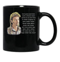 Funny Joe Dirt Fireworks Black Coffee Mug - Black