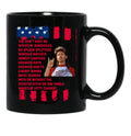 Funny Joe Dirt Merica Fourth Of July Gift Men Women Black Coffee Mug - Black