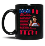 Funny Joe Dirt Merica Fourth Of July Gift Men Women Black Coffee Mug