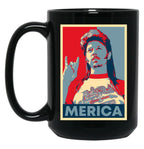 Funny Joe Dirt Merica Hope Men Women Black Coffee Mug