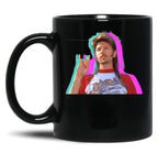 Funny Joe Dirt Merica July 4Th Women Patriotic Summer Party Black Coffee Mug