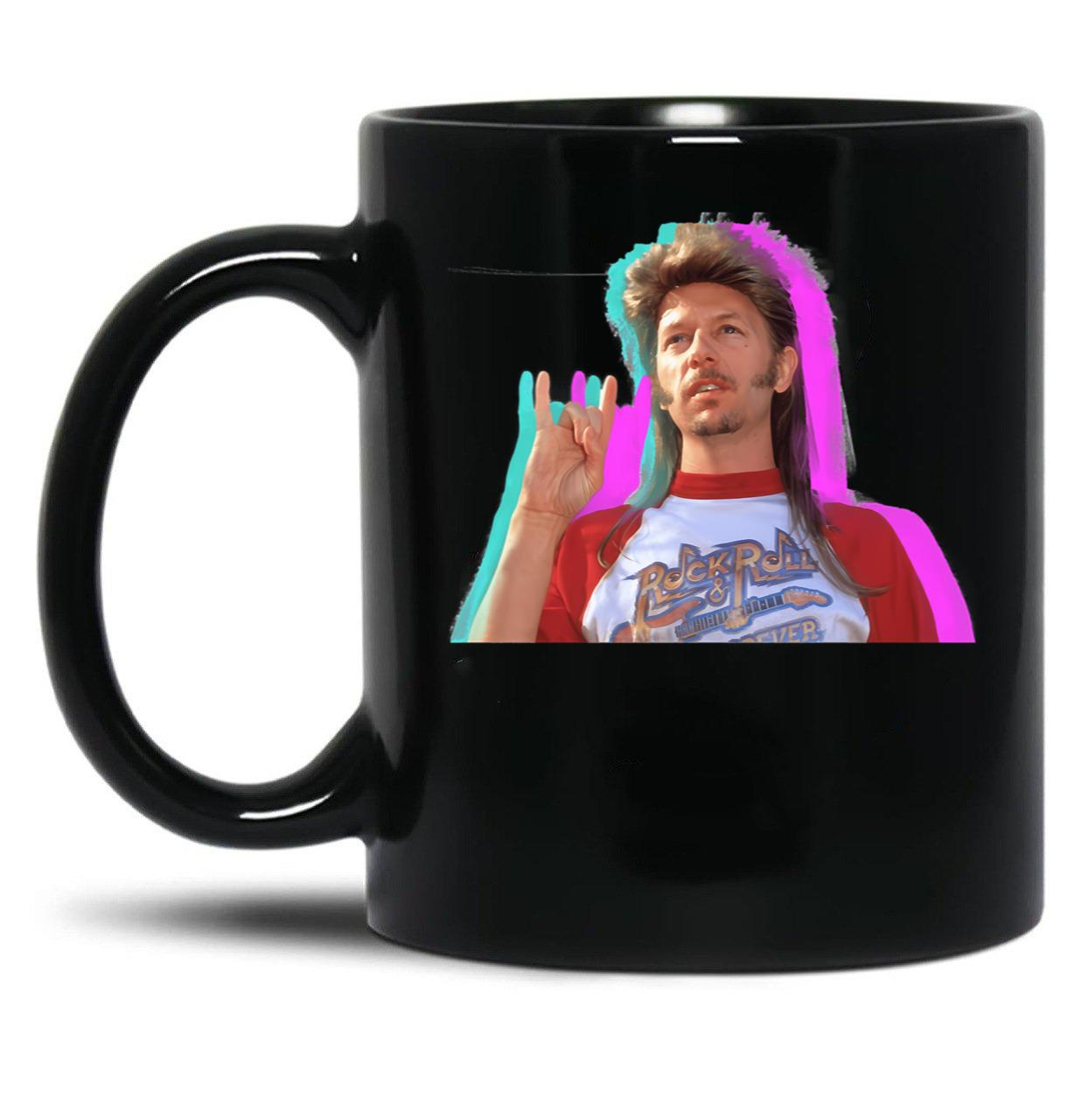 Funny Joe Dirt Merica July 4Th Women Patriotic Summer Party Black Coffee Mug
