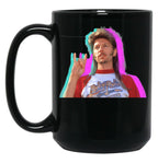 Funny Joe Dirt Merica July 4Th Women Patriotic Summer Party Black Coffee Mug