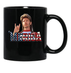 Funny Joe Dirt Sassy 4Th Of July Gifts Black Coffee Mug - Black