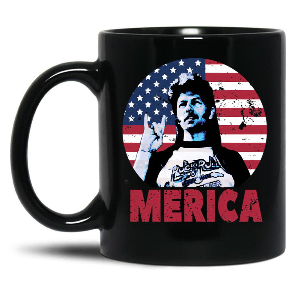 Funny Joe Dirts Flag Merica Gift Men Women Black Coffee Mug