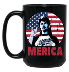 Funny Joe Dirts Flag Merica Gift Men Women Black Coffee Mug