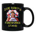 Funny Joe Fireworks 4Th Of July Stand Gift Men Women Black Coffee Mug - Black