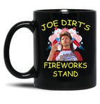 Funny Joe Fireworks 4Th Of July Stand Gift Men Women Black Coffee Mug