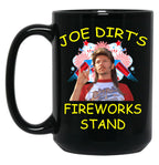 Funny Joe Fireworks 4Th Of July Stand Gift Men Women Black Coffee Mug