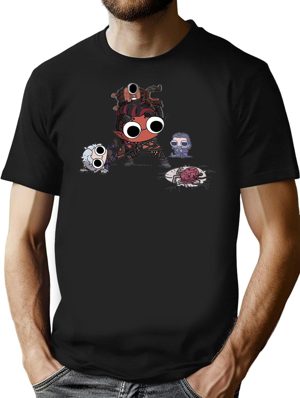Funny Karlach Premium Heavyweight Cotton T-Shirt - Black