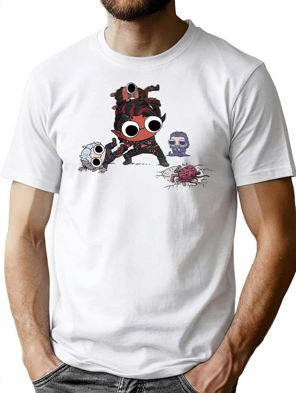 Funny Karlach Premium Heavyweight Cotton T-Shirt - White