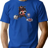 Funny Karlach Premium Heavyweight Cotton T-Shirt - Blue